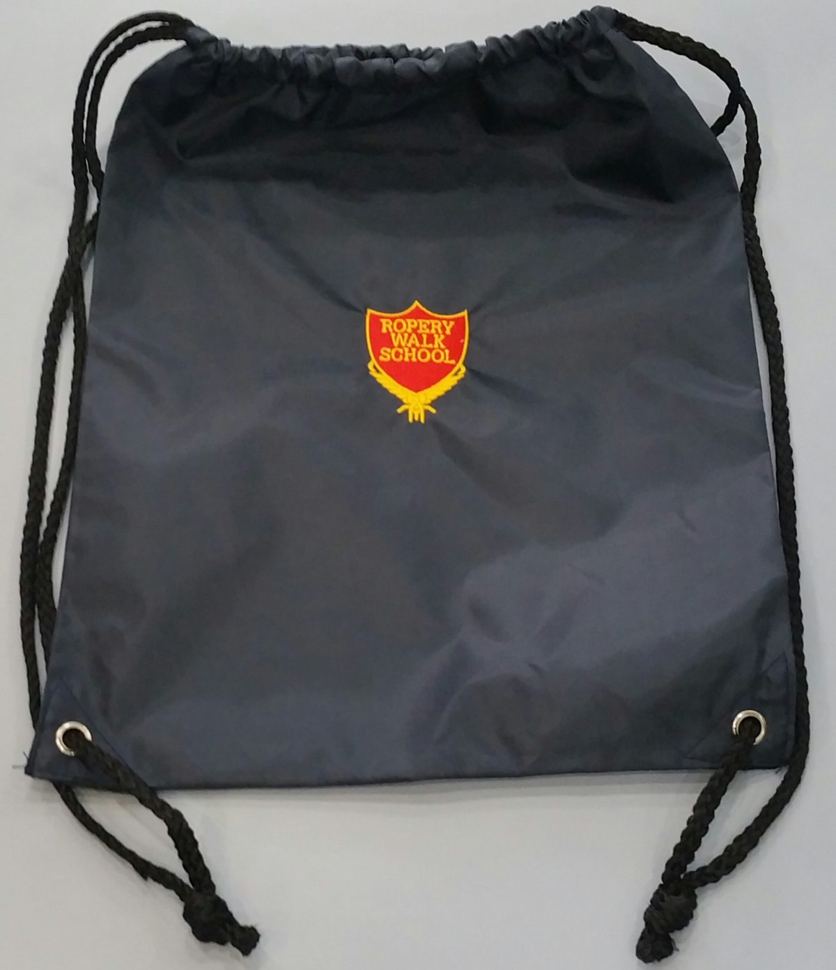 NAVY BLUE P.E. KIT BAG with embroidered school logo